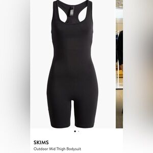 SKIMS Black Seamless Sculpting Bodysuit